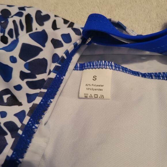 Love2Mi Maternity Swimsuit Printed Pregnancy Bathing Suits Tankini Top Summer Sm - Picture 8 of 8